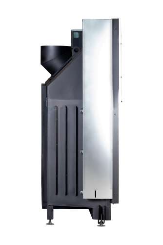 Каминная топка Экокамин ВЕГА 1600 PB чёрный шамот подовое горение