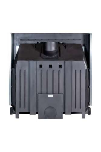 Каминная топка Экокамин ВЕГА 1600 PB чёрный шамот подовое горение