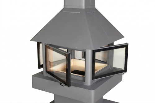 Камин ЭКЛИПС ОСТРОВНОЙ ГИГАНТ графит