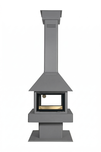 Камин ЭКЛИПС ОСТРОВНОЙ ГИГАНТ графит