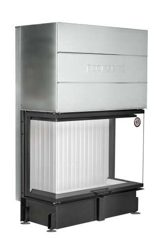 Каминная топка Экокамин ДЕЛЬТА 1200х800х450 P три стекла подовая