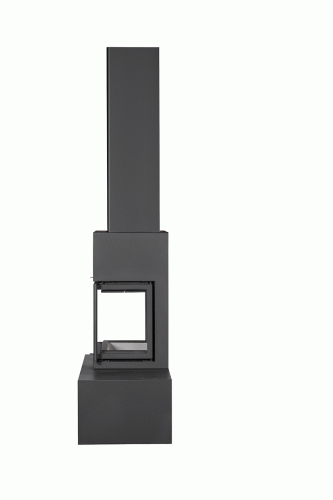 Камин МАДРИД на дровнике Гигант слева подовый