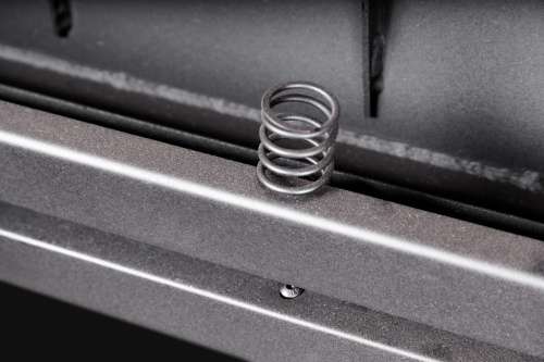 Каминная топка Экокамин Альфа 700 KВ с контргрузом черный шамот