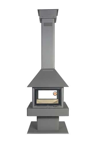 Камин ЭКЛИПС ОСТРОВНОЙ ГИГАНТ графит