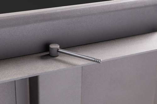 Каминная топка Экокамин ДЕЛЬТА 900 PB три стекла подовое горение принтинг черный шамот