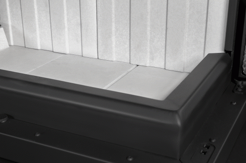 Камин МАДРИД на дровнике Гигант справа подовый