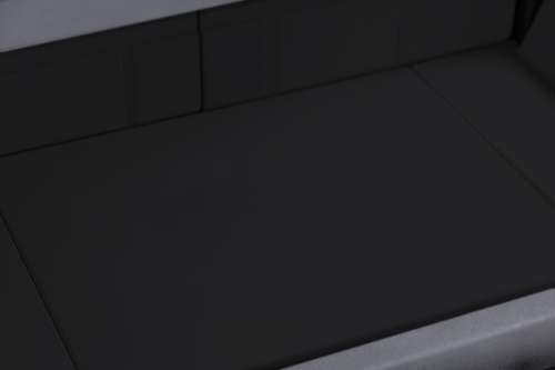 Каминная топка Экокамин ДЕЛЬТА 800 LPB два стекла левая принтинг подовое горение черный шамот