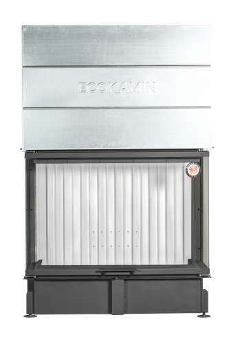 Каминная топка Экокамин ДЕЛЬТА 1200х800х450 P три стекла подовая