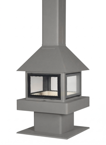 Камин ЭКЛИПС ОСТРОВНОЙ ГИГАНТ графит
