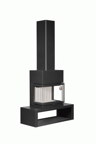 Камин МАДРИД на дровнике Гигант центральный подовый