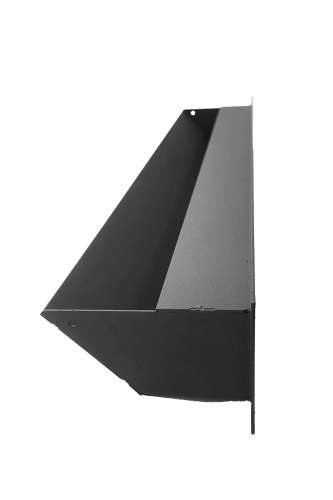 Решетка каминная 9*80 черная