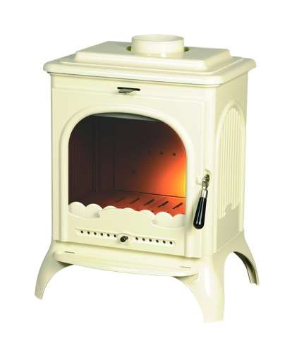 ПЕЧЬ-КАМИН SEVILLE эмаль слоновая кость NEW